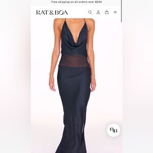 Rat and Boa Orchid Dress